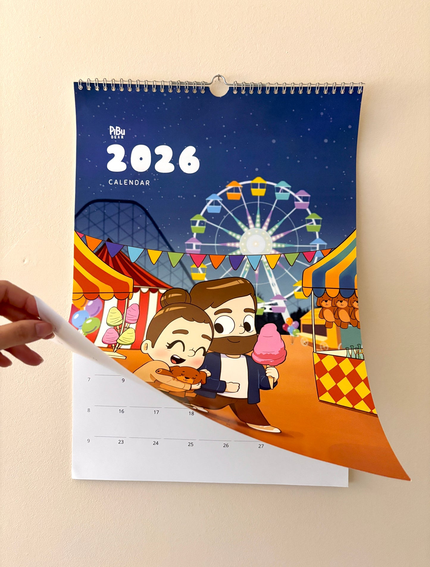 Wall calendars 2026 - The week starts on Sunday (ENGLISH)