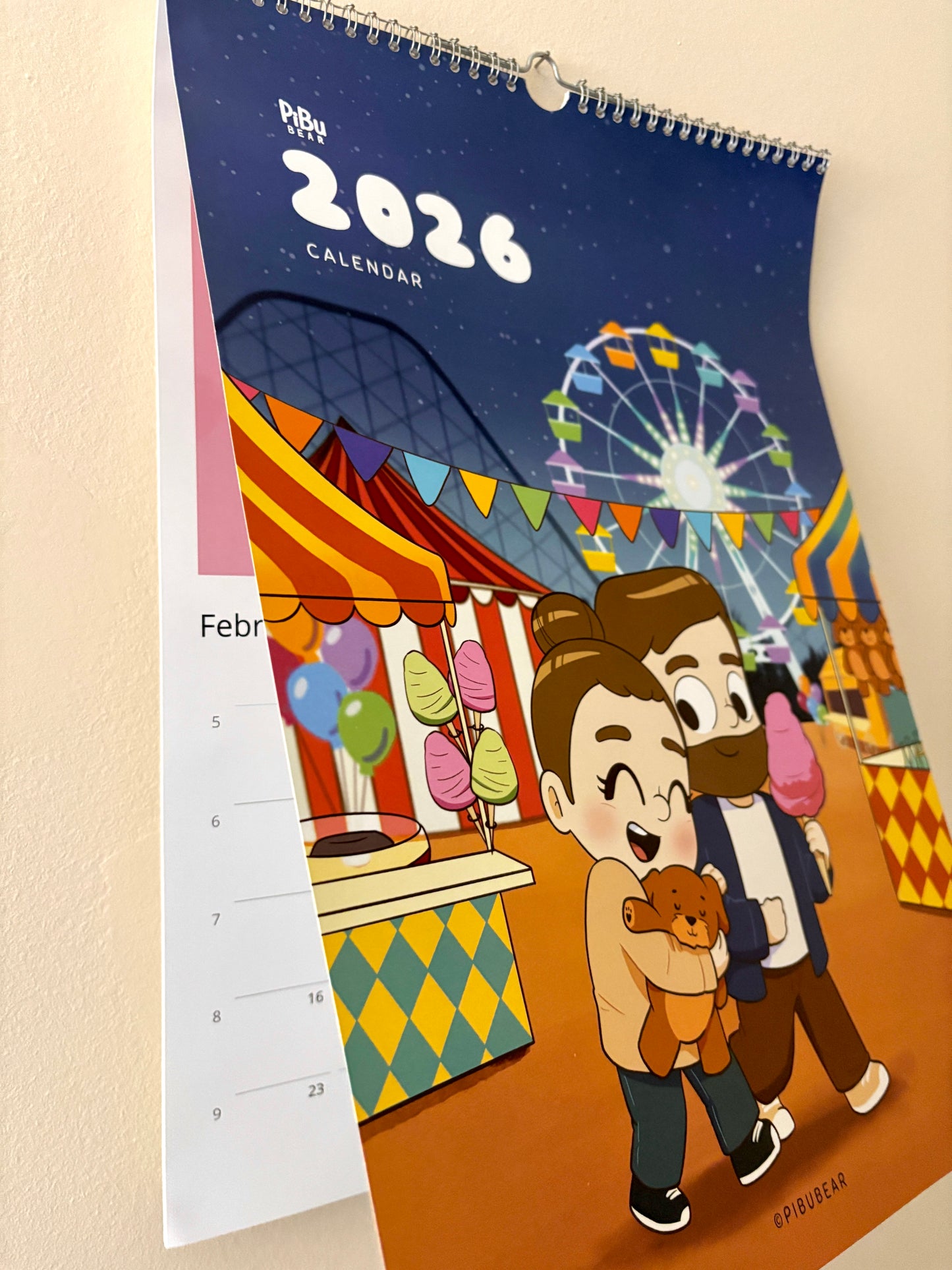 Calendario de pared 2026 - La semana comienza en Lunes (ESPAÑOL)