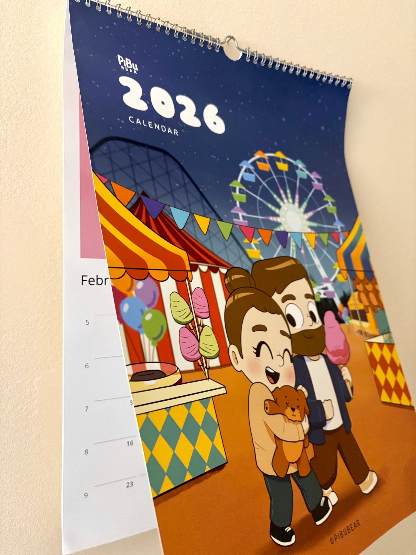 Wall calendars 2026 - The week starts on Sunday (ENGLISH)