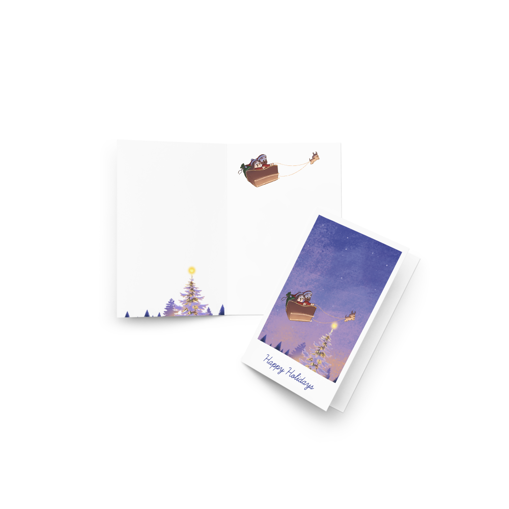 Holidays card