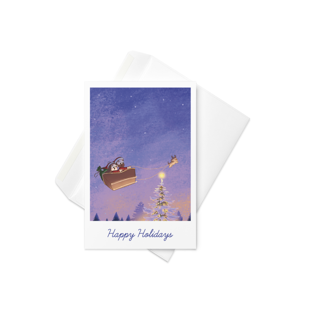 Holidays card