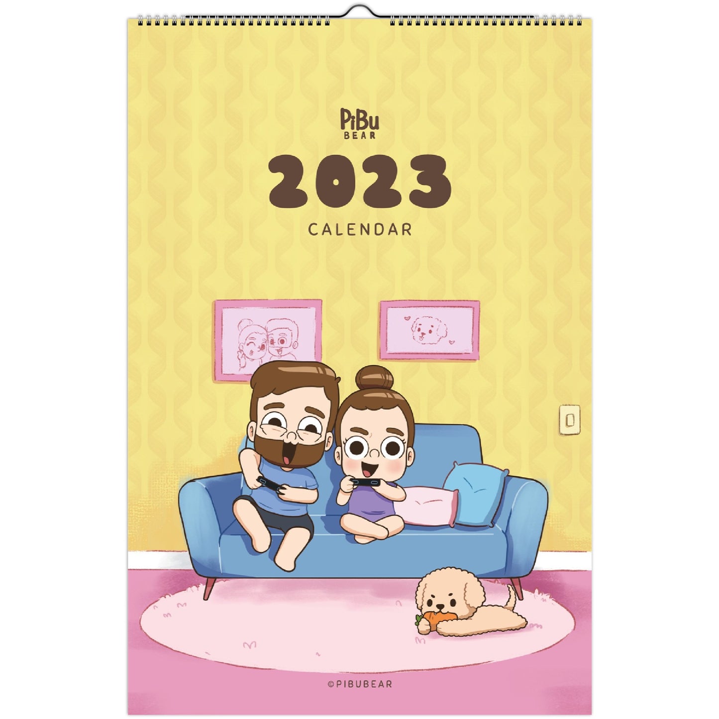 Wall calendars (US & CA) week starts on Sunday