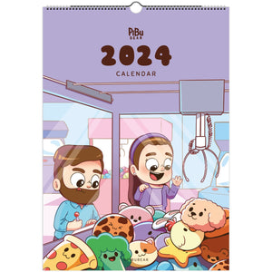 Calendar 2024- The week starts on Sunday (English)