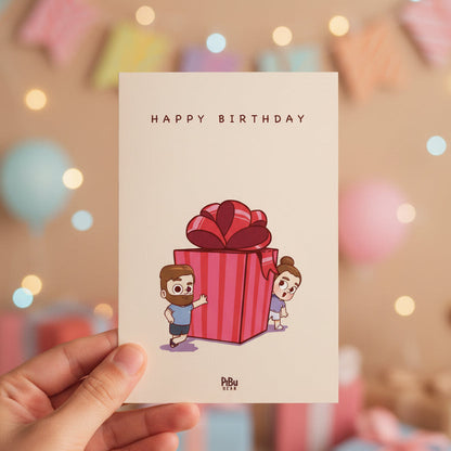 Happy Birthday Card - Pibubear