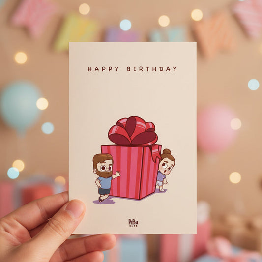 Happy Birthday Card - Pibubear