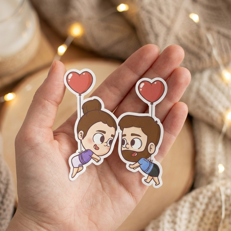 Love is in the air sticker - Pibubear