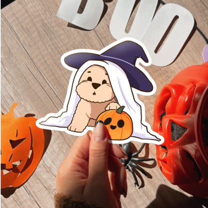 Cute witch - sticker