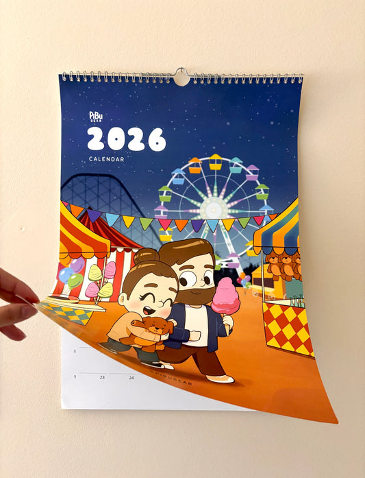 Calendario de pared 2026  - La semana comienza en Lunes (ESPAÑOL)
