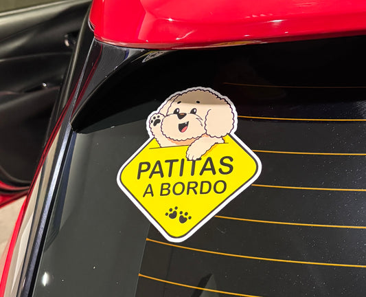 Paws on board - sticker