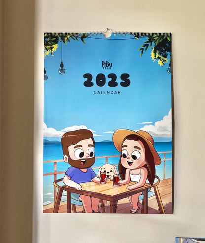 Wall calendars 2025  - The week starts on Monday (ENGLISH)