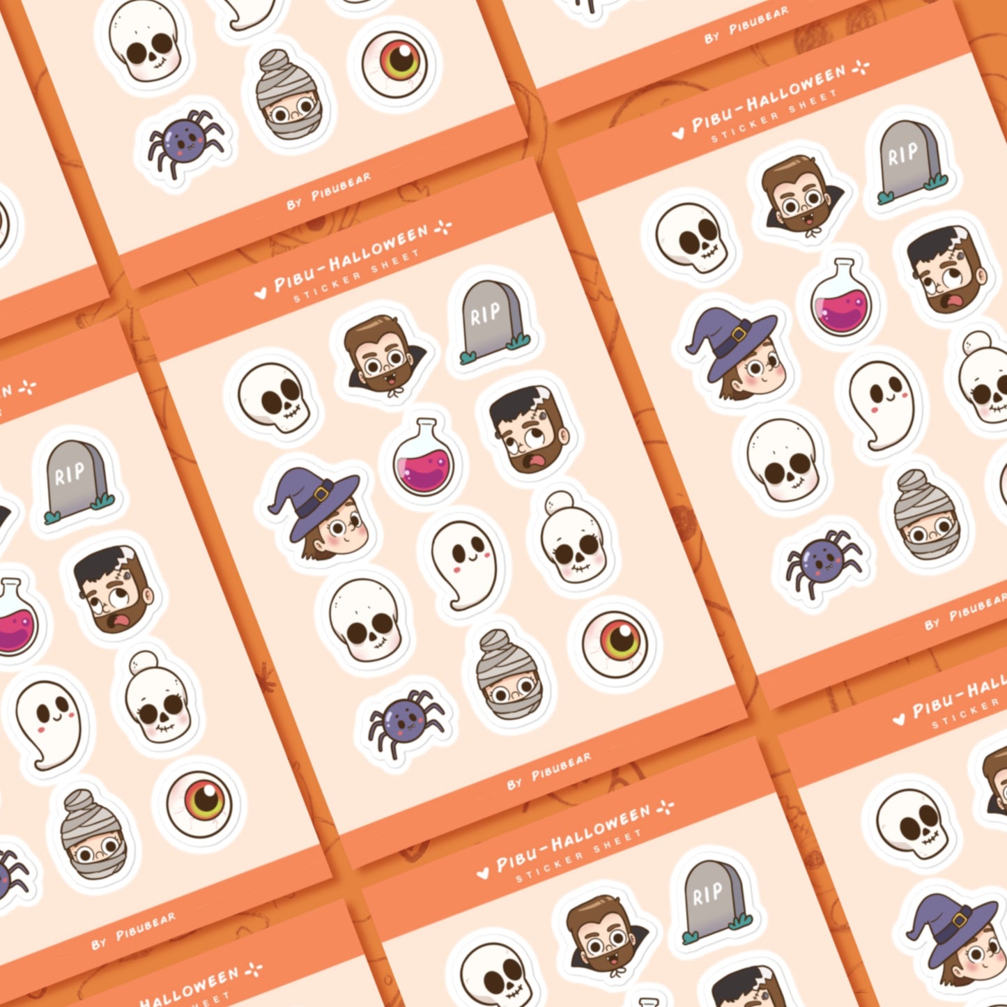 Halloween theme Sticker sheet