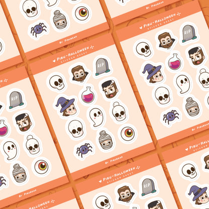 Halloween theme Sticker sheet