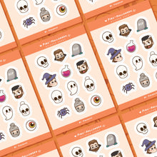 Load image into Gallery viewer, Halloween theme Sticker sheet
