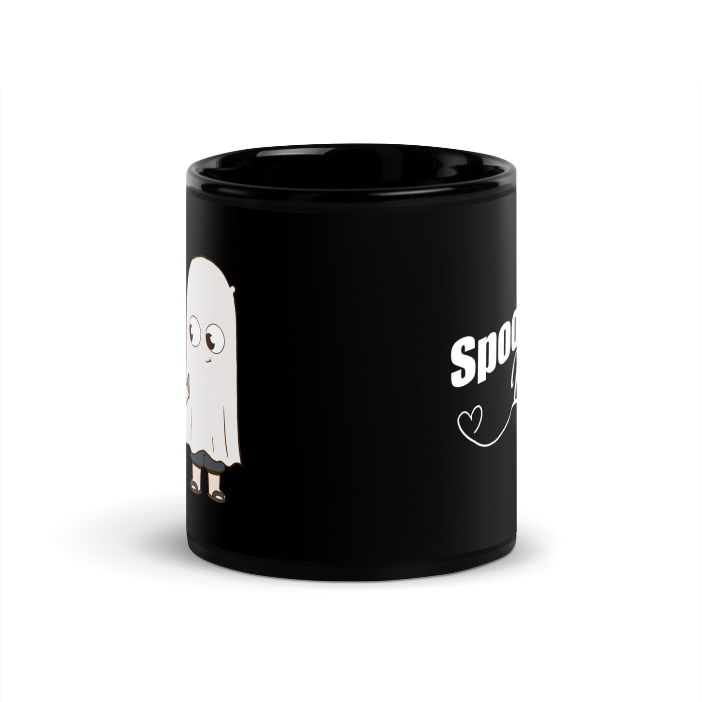 Spooky Love- Black Glossy Mug