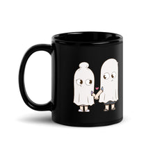 Load image into Gallery viewer, Spooky Love- Black Glossy Mug
