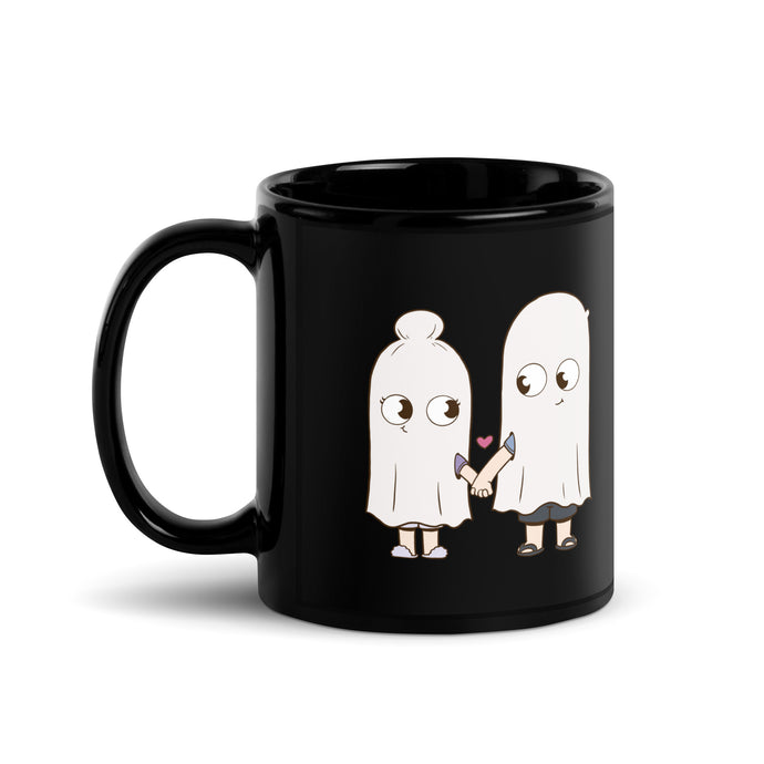 Spooky Love- Black Glossy Mug