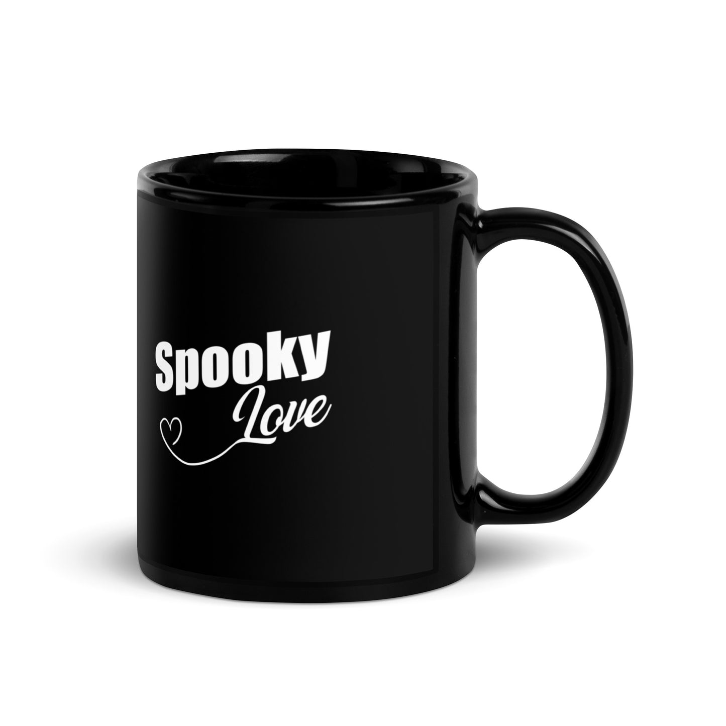 Spooky Love- Black Glossy Mug