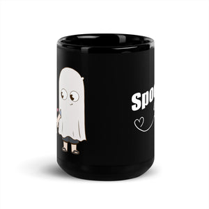Spooky Love- Black Glossy Mug