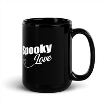 Load image into Gallery viewer, Spooky Love- Black Glossy Mug
