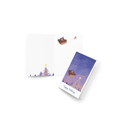Holidays card