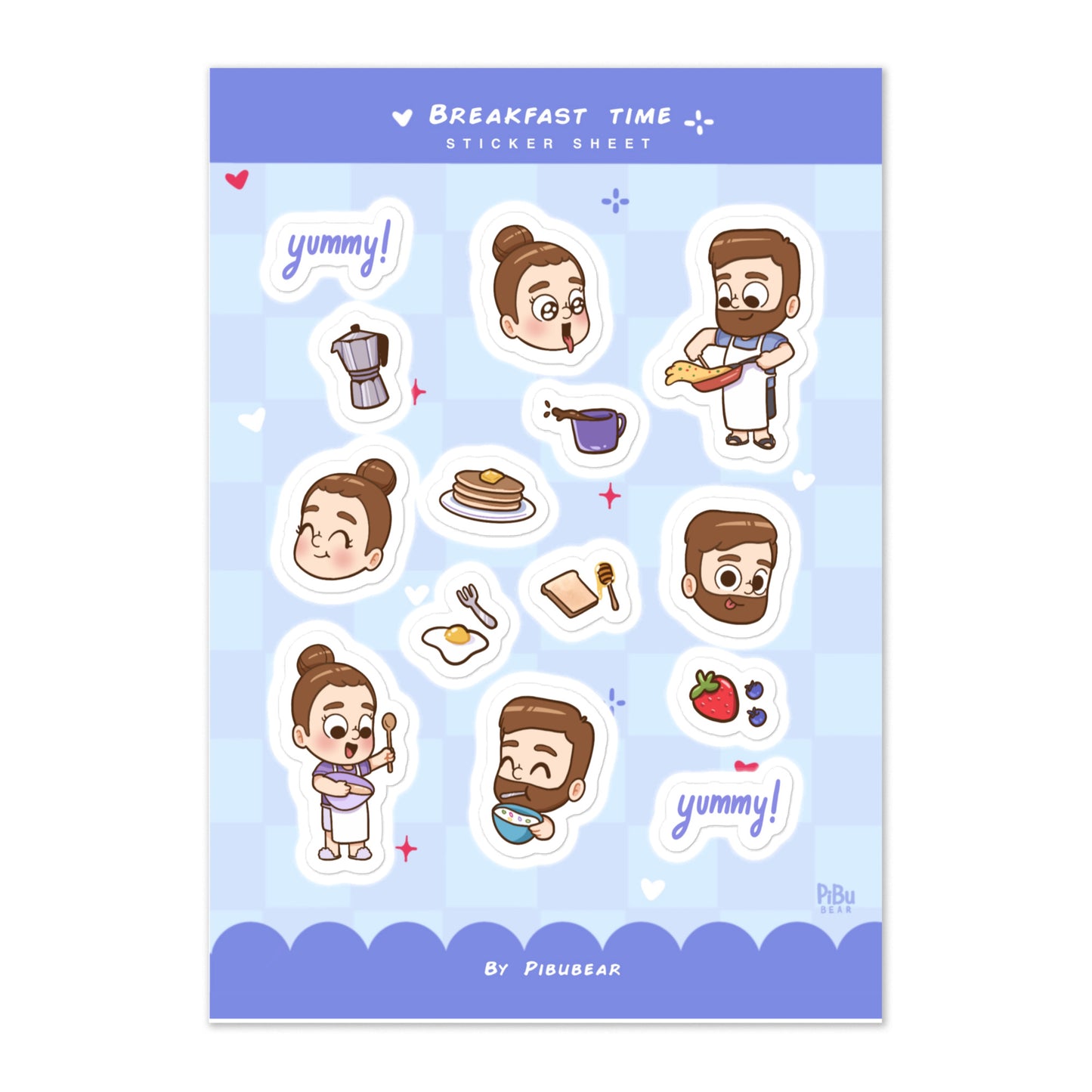 Breakfast - Sticker sheet