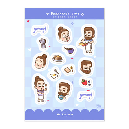 Breakfast - Sticker sheet