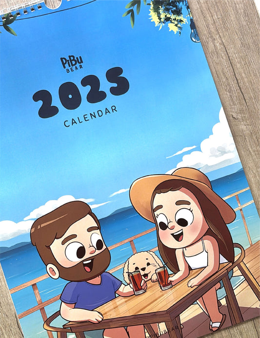 Wall calendars 2025 - the week starts on Sunday (ENGLISH)