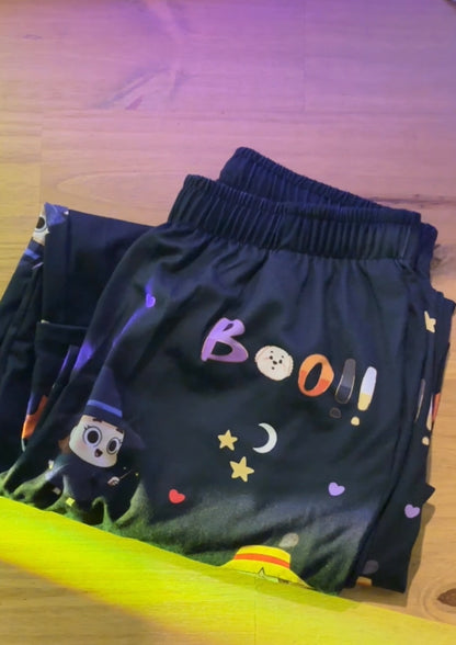 Halloween Pibu-pajamas - unisex wide-leg pants