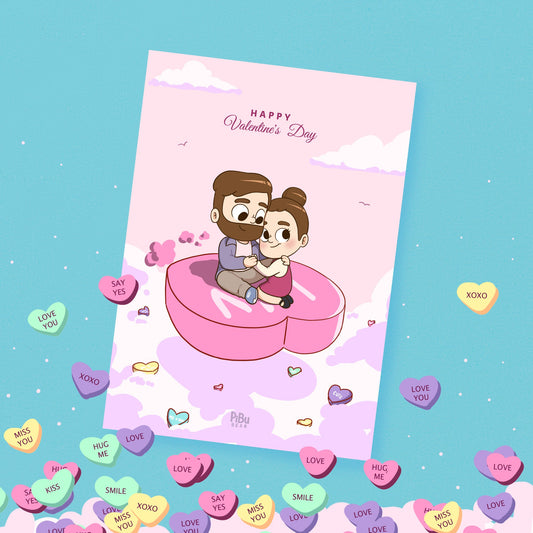 Valentine's day card - Pibubear